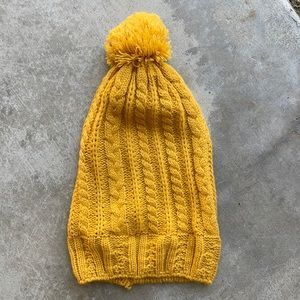 Yellow beanie